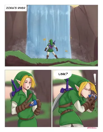 [Afrobull] A Riverside Reunion (The Legend of Zelda) manga cover