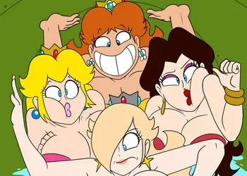 [ComicalWeapon] Royal Suites - Peach, Daisy, Rosalina & Pauline (+ Vivian & Goombella) manga cover