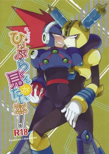 [B-G, PUSH (Aoinu, Kurari ssa)] Ra bura bu hiyuburakunga mitai hon! (Mega Man 11) manga cover