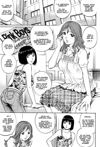 [Yanagawa Rio] Kanjuku Shimai to Momoiro Shounen | Dos mujeres maduras y un chico rosa (COMIC Masyo 2008-11) [Spanish] manga cover