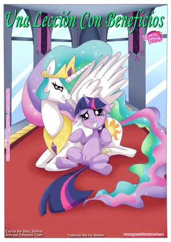 [Palcomix] Una Lección Con Beneficios (My Little Pony: Friendship is Magic) [Spanish] [Red Fox Makkan] manga cover