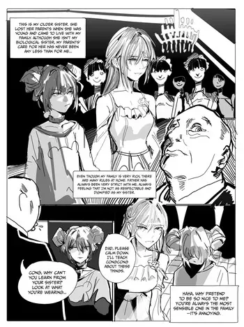 [wzashine (bibi)] 姐妹战争 | Sister War [English] manga cover