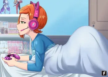 [Juewang Yuyi] Gwen plays video games (Ben 10) manga cover