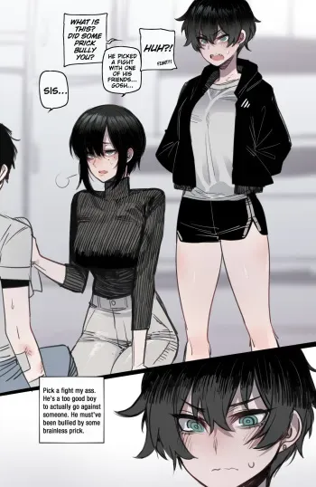 tomboy sister bully netorare manga cover