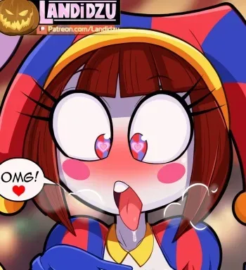 Clown Girl/ Pomni (The Amazing Digital Circus) | Landidzu manga cover