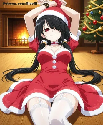 Bluu Ai Tokisaki Kurumi Date a Live Christmas 2025 [AI Generated] manga cover