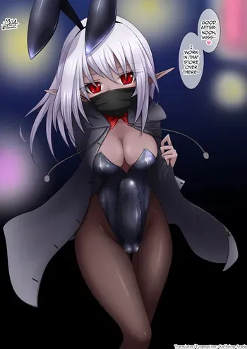 [MYU] Kawamono Dark Elf No Futanari Bunny Ni Kanyuu Sareru | Skinsuit: Solicitation From A Dark-Elf Futanari Bunny [English] [Caffeine Snek] manga cover
