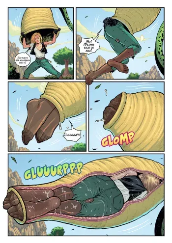 [Geckup] Perfect Cell Appears! And Launch Too?! | ¡Cell perfecto aparece! ¡¿Y Lunch también?! (Dragon Ball Z) [Spanish] =Vile= manga cover