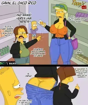 [Marecattus] Gavin, el Chico Rico (The Simpsons) (Spanish) [kalock] manga cover