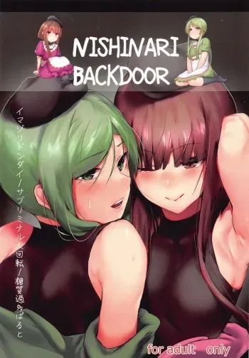[Subliminal Daikaiten, Imasori Dondai, Toushitu Catapult (Us Them, Urasuke, Tadano Mezashi)] NISHINARI BACKDOOR (Touhou Project) manga cover