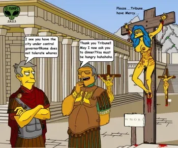FJM BDSM Marge Simpson manga cover