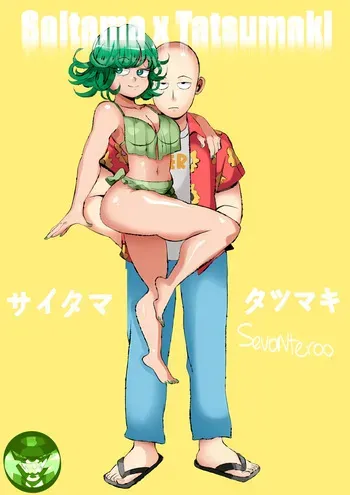 [Sevontero] Saitama x Tatsumaki (One Punch-Man) manga cover