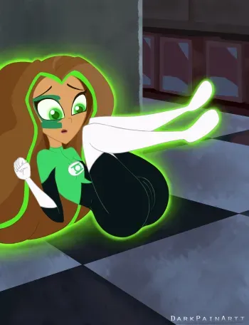 [Dark Pain] Dex-Starr x Green Lantern/Jessica Cruz DC Superhero Girls manga cover