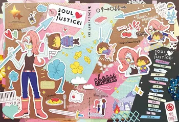 Undertale / Frisk & Undyne (フリスク×アンダインアンソロジー Soul & Justice!) / Tettsui Sole manga cover
