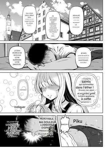 [Nemuneko] Madoromi no Seijo ~Iyashi no Seiketsu~ | Sleeping Saintess's Relief Hole! [Frensh] manga cover