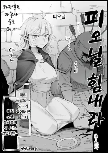 [Eromazun (Ma-kurou)] 피오닐 힘내라 Fionil Ganbaru (Dungeon Meshi) manga cover