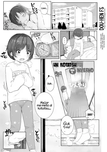 [Kinomoto Anzu] Fuyu wa Kotatsu de... | Un kotatsu para el invierno (Chiisana Karada no Dakigokochi) [Spanish] [Dou-Hen FS] [Digital] manga cover