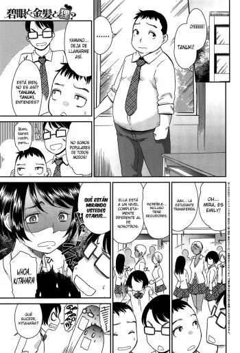 [Momonosuke] Hekigan to Kinpatsu to Tanuki? (COMIC Anthurium 019 2014-11) [Spanish] [XHentai95] manga cover
