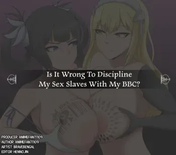 [BraveBengal] Is It Wrong To Discipline My Sex Slaves With My BBC (Dungeon ni Deai o Motomeru no wa Machigatteiru Darou ka) [English] manga cover