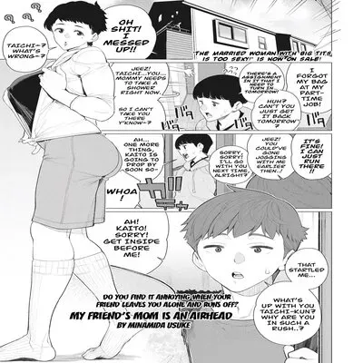 My Friend's Mother is an Airhead [Original] manga cover