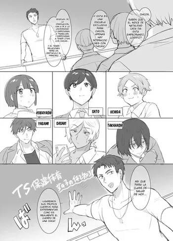 [Hiiragi Popura] TS Hoken Taiiku ~Kurasu Zennin Nyotaika Jugyou~ Sato-kun Hen Matome | TS Educación física y salud ~Clase de feminización para todos~ Edición de Sato-kun [Spanish] manga cover
