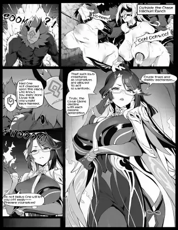 Cloud Retainer and the Hilichurls manga cover