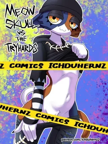 [ichduhernz] Meowskull vs the Tryhards (Fortnite) [Spanish] manga cover