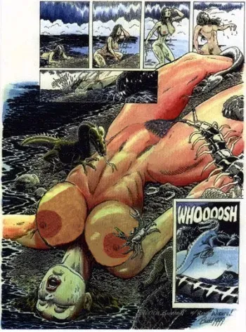 Cavewoman Augmented Erotica Pinup Gallery manga cover