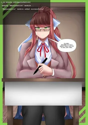 GenoKunoArt's Monika Masturbating Set manga cover