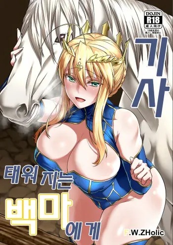 [F.W.ZHolic (FAN)] Hakuba ni Norareru Kishi | 태워지는 백마에게 기사 (Fate/Grand Order) [Korean] [Digital] manga cover