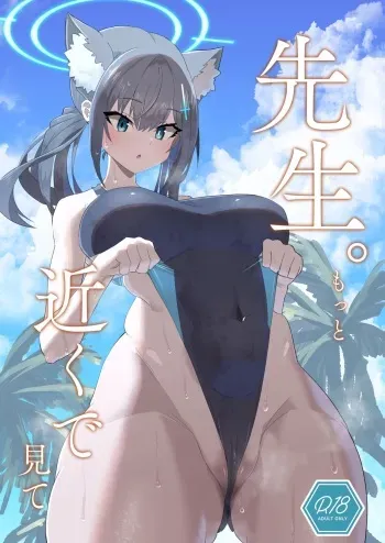 [Ofuro Haitta Erai (Milli)] Sensei. Motto Chikaku de Mite | Sensei, Please Look At Me Closer (Blue Archive) [English] {Doujins.com} [Digital] manga cover