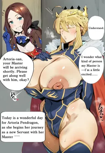 Lancer Artoria [Roselia69181] [AI Generated] manga cover