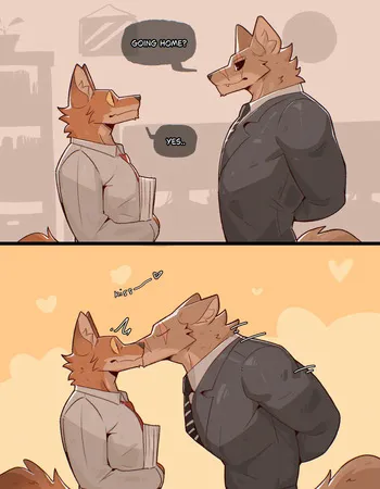 [Wolfanine] My Boss Boyfriend manga cover