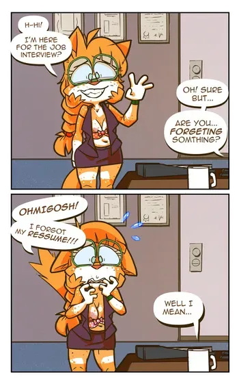 [Scott Ramsoomair (VGLewds/VGCats)] April Gets a Job manga cover
