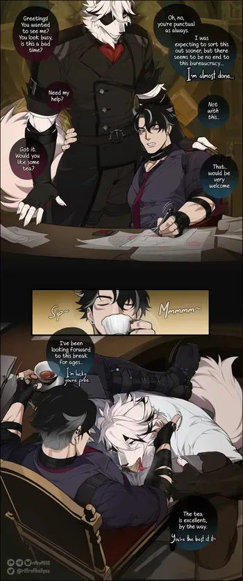 [Riffraff] Lycaon/Wriothesley (Zenless Zone Zero & Genshin Impact) [English] manga cover