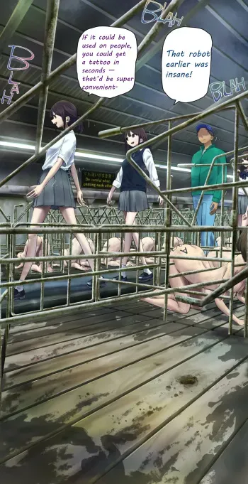 I tried going into a stall during a tour of the livestock barn manga cover