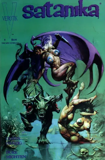 [Duke Mighten] Satanika #2 manga cover