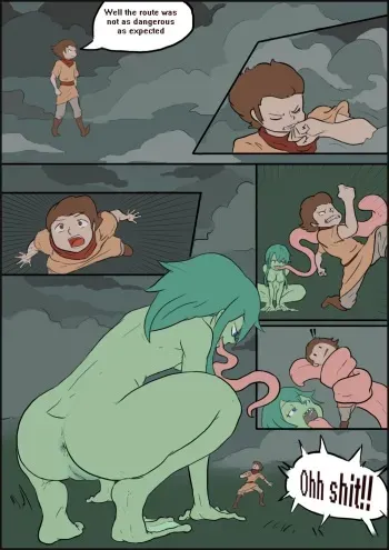 [ELBARDOCANTA ] Frog- vs Lizardgirl manga cover