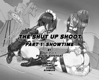 The Shut Up Shoot manga cover