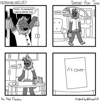 Normalsville? and Flubbersville by Freoncat and TheFlubbernator manga cover