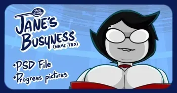 [A-Gal] Jane's Busyness (Homestuck) manga cover