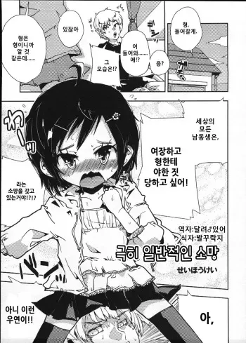 [Seihoukei] Goku Ippan-teki na Ganbou. (Ero Shota 12 - Sweet Maple Boys) [Korean] [달려♂있어] manga cover