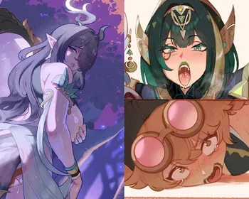 Lauma x Nefer x Jahoda (ThiccWithaQ) manga cover