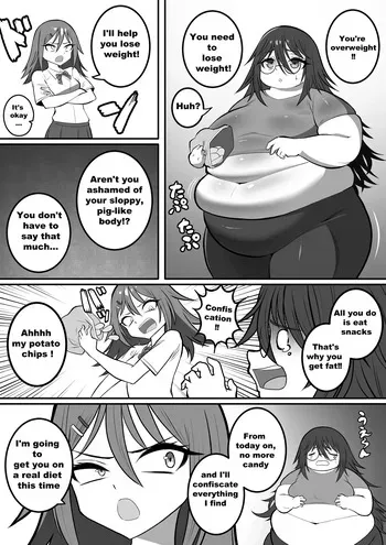 [ Kaiga ] SSBBW weight gain sisters [ Complete ] manga cover