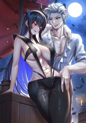 [JAGOO] Nerissa Ravencroft x Astarion (Hololive English & Baldur's Gate 3) manga cover