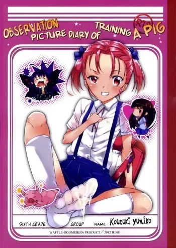 (SC56) [Waffle Doumeiken (Tanaka Decilitre)] Buta-san Choukyou Kansatsu Enikki | Observation Picture Diary of Training a Pig (Accel World) [English] [biribiri] manga cover