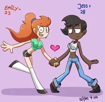 [BlightStarEro] Emily & Jess (OC) manga cover