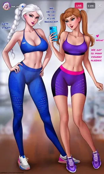 [Aroma Sensei] How to train your ass with Elsa (Frozen) manga cover