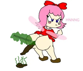 Ribbon goes pooping & farting *aww* manga cover