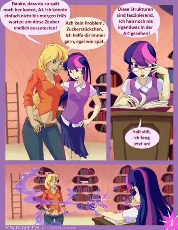 [7nights] Tome of Erotic Fantasies (My Little Pony: Friendship is Magic) [German] [Pinguin3] manga cover